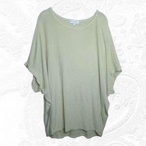 Michael Stars Oversized Yellow Batwing Top